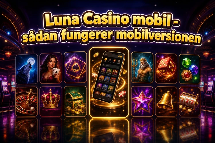 Luna Casino mobil - sådan fungerer mobilversionen